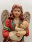 Vintage Guardian Angel With Baby Porcelain Figurine Homco Home Interiors  1432