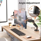 Single Monitor Mount 13-32 Inch Monitor Arm Adjustable Stand Desk Mount With    