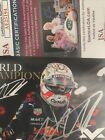 Max Verstappen Signed Autograph Red Bull Team Photo Card Formula 1 F1 Jsa Coa