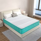 King Size Mattress  12 In 12   Plush Hybrid Innerspring And Memory Foam Mattress