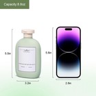 8 8 Oz Plastic Travel Shampoo Bottles  Empty Squeeze  Flip Cap  Leakage-proof