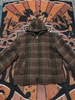 Vintage 30s 40s Split Hood Wool Jacket Large Rare