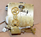 Hermle Triple Chime Clock Movement W floating Balance 1050-020 Runs For Parts