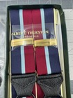 Albert Thurston Braces suspenders  Stripes And Patterns Blue New
