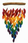 Deluxe Rainbow Waterfall Hand Cut Glass Wind Chime Geglueg543 Free Shipping