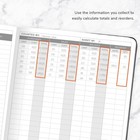 Clever Fox Inventory   Sales Log Book For Small Business  Black