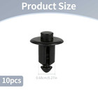 10pcs N807673-s Tailgate Retainer Clips For Ford F150-f450   10-pack Black Nylon
