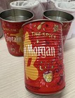 Captain Morgan Tin Cups Set Of 12 Red Spiced Rum Barware Man Cave Party Decor