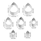 14 Pcs Stainless Steel Rose Cutting Die Biscuit Mold Cookie Cutters Shape