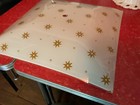 Vintage Mid Century Modern Atomic Starburst Glass Ceiling Light Shade Mcm