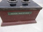 Vintage Gray Instrument Philadelphia Decade Resistance Box Wooden Case Antique