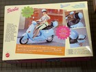 Rare Barbie Vespa  Original 2002  Blue Motor Scooter  Mattel 88917 New In Box