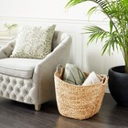 Seagrass Handmade Decorative And Functional Storage Basket Large Woven Basket   