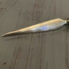 Vintage Art Deco Modular Letter Opener 10 5    Faceted Handle Silver Tone Trim