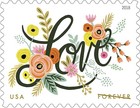 Usps Love Flourishes 2018 Forever Stamps - Booklet Of 20 Postage Stamps