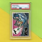 Original 1966 Topps Batman Black Bat Trading Card  3 Psa 3