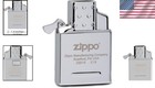 Versatile Double Torch Butane Lighter Insert - Stylish Zinc Design With Gift Box