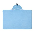 Lambs   Ivy Baby infant Luxury Cotton Terry Shark Hooded Bath Towel