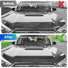 Hood Deflector Fits For 2010-2024 Toyota 4runner   Soft Tpe  Hood Protector 