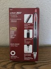 Gel Pens Retractable Fraud Prevention 0 7 Mm Red Ink Black Barrels Pack Of 12