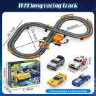 Slot Car Race Track Set Electric Powered Race Track Dual Racing Car Track Set