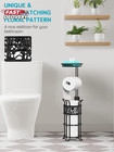 Toilet Paper Holder Stand With Shelf  Free Standing Toilet Paper Roll Dispenser