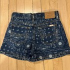 Girls Sz 10 Levi Strauss Signature Denim Skort Floral Jean Skirt Shorts
