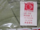 Vintage Texaco Service Station Lion Uniform Work Shirt Sealed In Bag