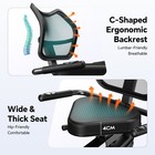 Indoor High-end Adults Magnetic Recumbent Exercise Bike Smart Bluetooth Lcd Home
