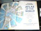 1966 National Geographic Atlas Of The World 2nd Edition Enlarged  W slip Case