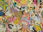 Vintage Large Lot Of Paper Dolls 50s And 60s Fashion Clothing