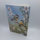 Vintage Anniversary Cards Chickadee Floral Usa Made Nature Butterfly Flowers 90s