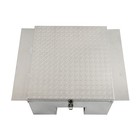 22x24x12 Inch Diamond Tread Aluminum In-frame Truck Tool Box W  Notched Bottom