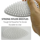 Gketn Scrub Brush For Cleaning Scrubbing Heavy Duty Stiff Nylon Bristles White
