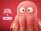 Party Animals Red Note Skin- Red 2662- Octopus Skin Code