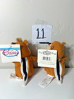 Disney Store Chip   Dale Mini Bean Bag Plush W  Tag Collectible Toy 8  Vtg