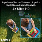 Lorex Fusion 4k Poe Home Security Bullet Camera  Ir  Color Night Vision - White