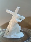 Glow In The Dark Jesus Carrying Cross Figurine Religious Statue Christian