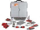 Cartman 205 Piece Ratchet Wrench And Socket Tool Set 1 4    3 8    1 2 