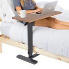 Adjustable Overbed Table Hospital Bed Table Laptop Desk Wheels Food Tray Stand