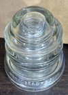Vintage Hemingray No-45 Clear Glass Insulator