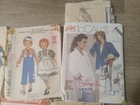Mixed Lof Of 20 Vintage Simplicity Butterick Mccalls Sewing Patterns 1960s 1970s