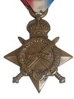 Original Rare Vintage Ww1 Medal 1914-15 Original Embossed Copper World War 1