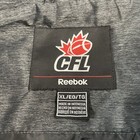 Reebok Cfl Jacket Mens Xl Gray British Columbia Lions Zip 