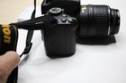 Nikon D3000 Dslr Camera 10 2mp W  18-55mm Vr Lens     Black     Tested