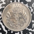 1967 Tonga 50 Seniti Lot n0207 High Grade  Beautiful 
