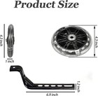 2pcs Children s Bicycle Riding Flash Silent Training Wheels For 12-20 Inch