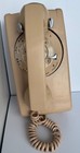 Vintage Western Electric Bell Series 554 Rotary Wall Phone In Color Beige   bw4 