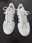 Adidas Farm Rio Grand Courtsneakers Floral Stripe Eg0536 White Sz 9