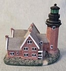 Scaasis Originals Miniature Lighthouse Block Island Rhode Island  